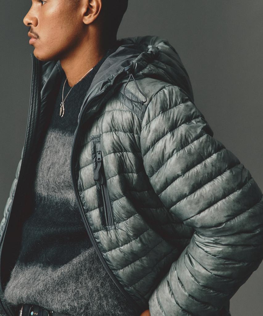 HAZZYS [His] Teal Blue Lightweight Goose Down