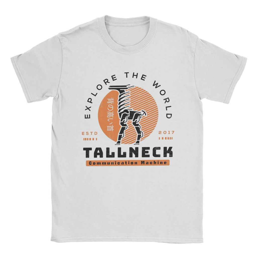 Футболки Tallneck Horizon Zero Dawn Мужские 100% Хлопок Юмористические Футболки Круглый Вырез Игровые Аниме Футболки Короткий Рукав Одежда С Принтом