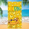 Полотенце C-Catdog Полиэстер Пляжное полотенце Быстросохнущее Без песка Банное полотенце для лета Бассейна Путешествий Отпуска