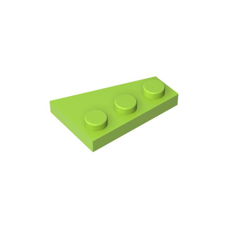 20 шт. Детали MOC 43723 Клин-пластина 3x2 Левая Совместимые Кирпичики DIY Сборка Строительные Блоки Частицы Детская Головоломка Развивающая Игрушка Подарок