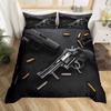 War Theme US America Army Tank Gun 3D Printed Bedding Set Cozy Duvet Cover King Queen Twin Size Birthday Gift Boy Kid Room Decor