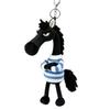 Horse Doll Plush Keychain Soft Velvet 3D Stuffed Animal Charm Backpack Handbag Keys Locker