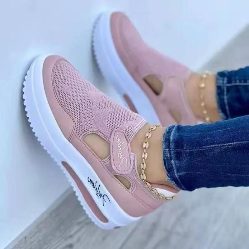 Женская ортопедическая обувь для широких ног, опухшая, для ходьбы, повседневная обувь с регулировкой выворота большого пальца, мягкая, удобная