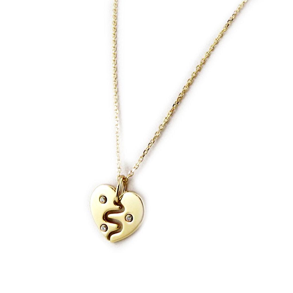 Altesse [N1879] - Gold Plated 'Love' Necklace