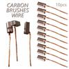 High Quality 4*5*10mm Generic Carbon Brushes Wire Electric Motor Brush Replacement Leads Generator