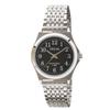 [Klefa] Analog Men's Watch Waterproof Metal Band Silver TE-AM150-BKS
