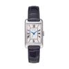 Authorized Distributor Matou Watch Mw004003 Oborozuki Square Silver Black Leather [MATOW] Women's [Tsuki Oborozuki]