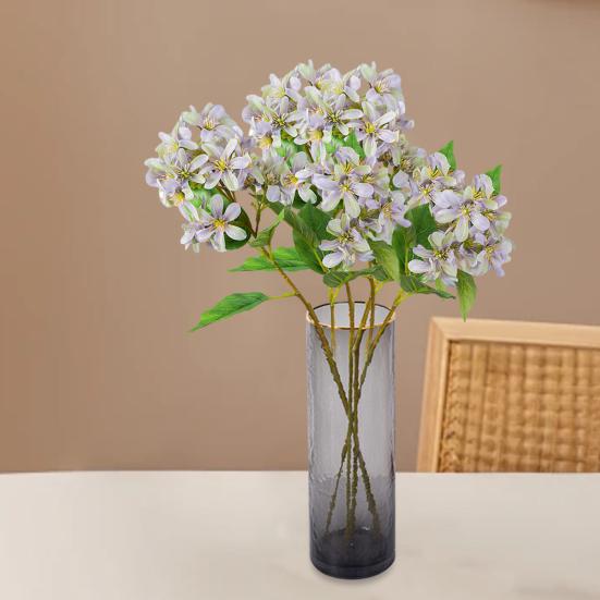 Искусственная сирень Реалистичные искусственные цветы с гибким стеблем Долговечная ветка искусственной сирени для вазы Настольные композиции Свадебный букет