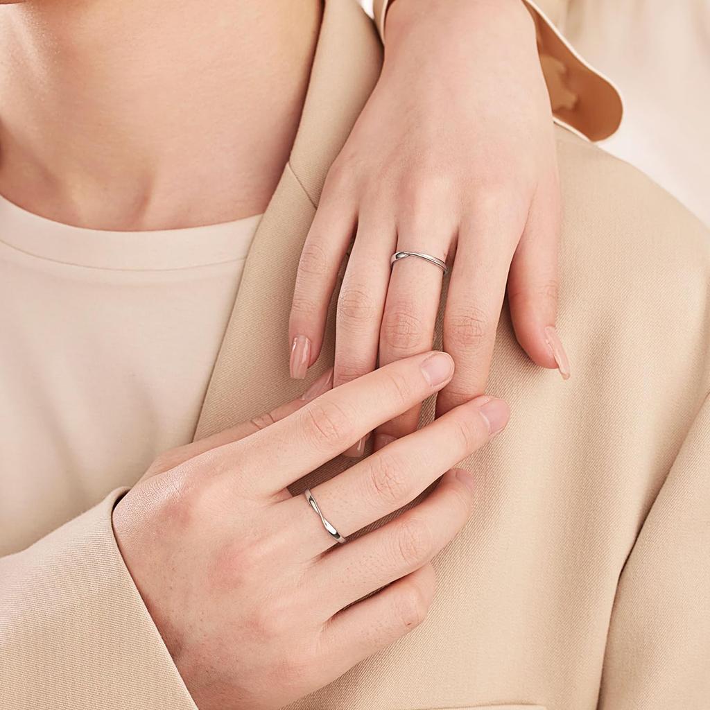 FANCIME Platinum Gift Boxed and Gift Perfect Gift for and Day Ring, Pt950, Men's, Adjustable, Sparkling, Wrapped, Mother's Day, Christmas, Birthdays,