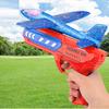 Светодиодный игрушечный самолет из прочной пены, катапульта для запуска самолета, полет на открытом воздухе