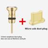 Stopper Earphone Port Retrieve Card Pin Metal Dust Plug for Android Phone Micro USB 3.5mm Jack