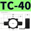 Стандартный монтажный кронштейн для пневмоцилиндра TC-40