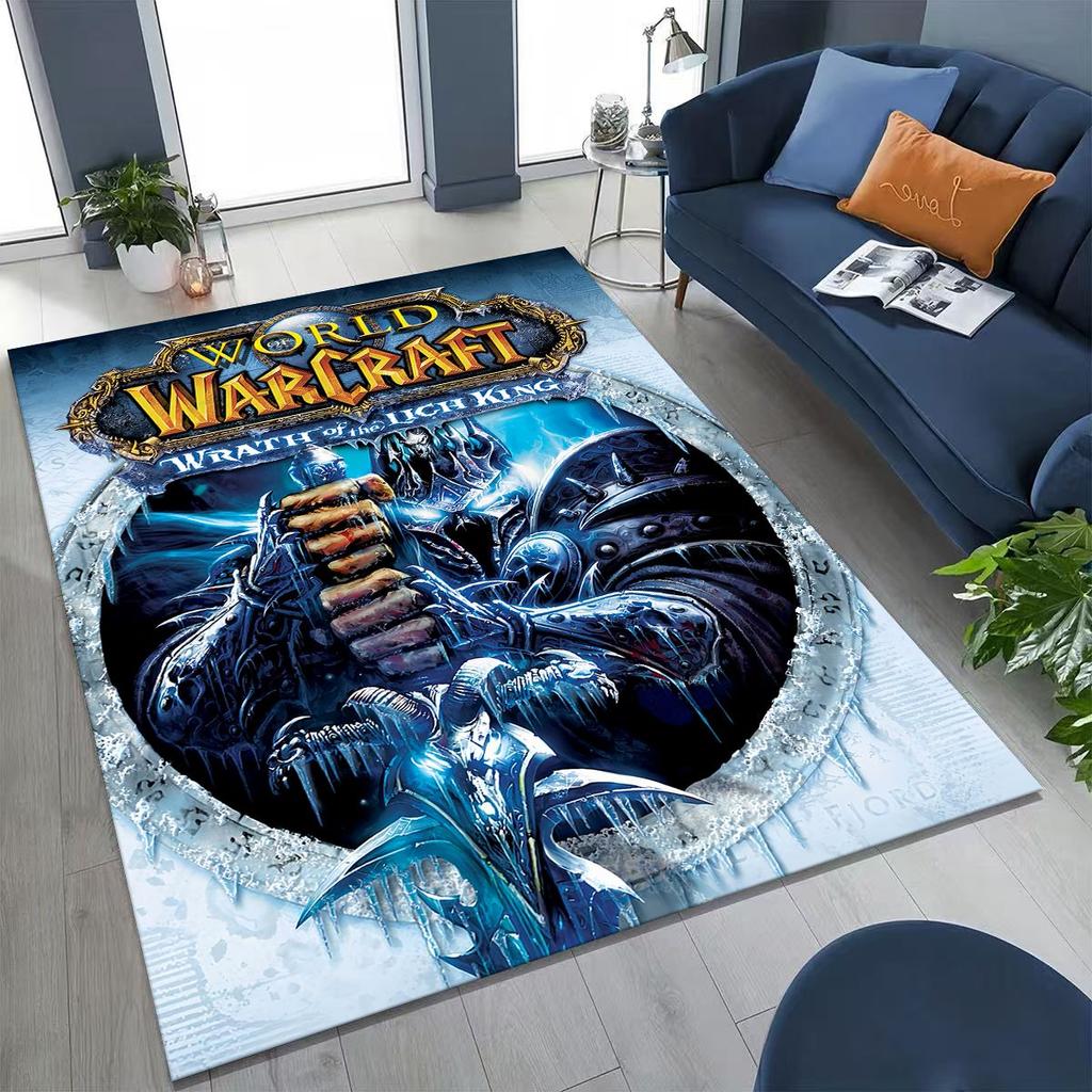 WOW World of Warcraft Артас Демон Иллидан Сильванас Ковер для Спальни Гостиной Дивана Дома Придверный Коврик Декор, Детский Нескользящий Коврик
