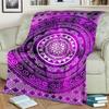 3D Bohemia  Meditation Mandala Nature Spirit Yoga Blanket,Soft Throw Blanket for Home Bedroom Bed Sofa Picnic Cover Blanket Kids
