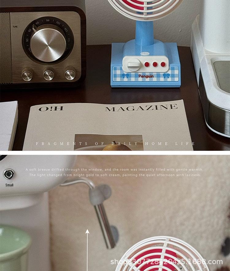 Creative Mini USB Desktop Fan - Ideal Student Gift for Summer