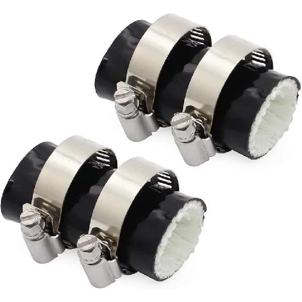 Motoparty High Temp Exhaust Couplings Clamps 1"ID For Yamaha Banshee YZF350 YFS200 Raptor Blaster KX80 KX125 KX250 CR80 CR125 CR250 CR450 TRX250R CR