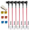 KILIGEN 6pcs 24V Micro 2 Circuit Fuse Tap Kit, Automotive Flat Type