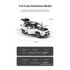 Масштабная модель автомобиля Toyota RAV4 из сплава 1:32, изысканное настольное украшение, лучшая коллекция для энтузиастов моделей автомобилей, подарки на Хэллоуин