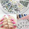 Rhinestone Glitter Small Beads Mixed Jewelry for Nail Art 3D Colored Diamond DIY Manicure Fashion Art Decoration Accessories