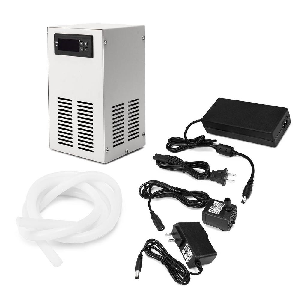 35л 70 Вт охладитель воды для аквариума охладитель для аквариума с креветками, нагревательная охлаждающая машина, ЖК-дисплей, переменный ток 110-240 В