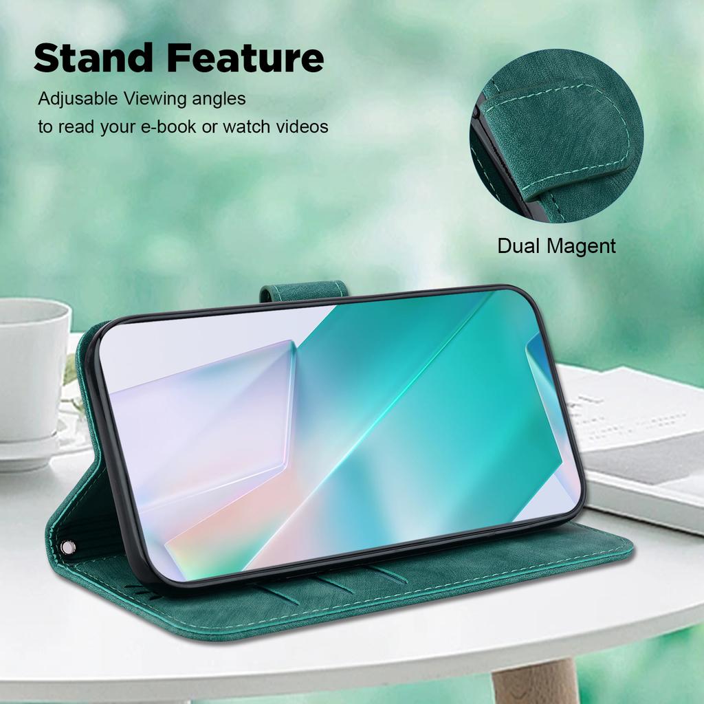 Retro Lovely Tiger Leather Case For Oppo Reno12 Reno11 A3 Pro A59A79 A38 A78 A58 A98 Kickstand Wallet Card Slots Book Cover For Oppo Reno8 T Reno7