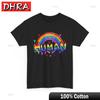 Colorful Pride Flag T-Shirt  LGBTQ Supporter Tee  Love  Unity Fresh Tshirts Cool Minimalist Cute Tshirt Printed Casual Days