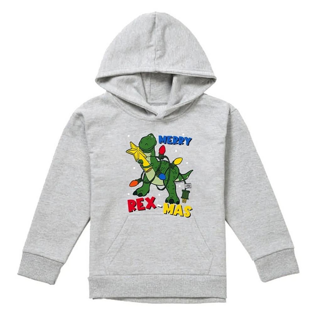 Toy Story Childrens/Kids Merry Rexmas Heather Christmas Pullover Hoodie