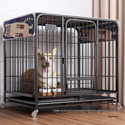 Клетка для собак и кошек для мелких и крупных пород с бесплатной доставкой и встроенным туалетом