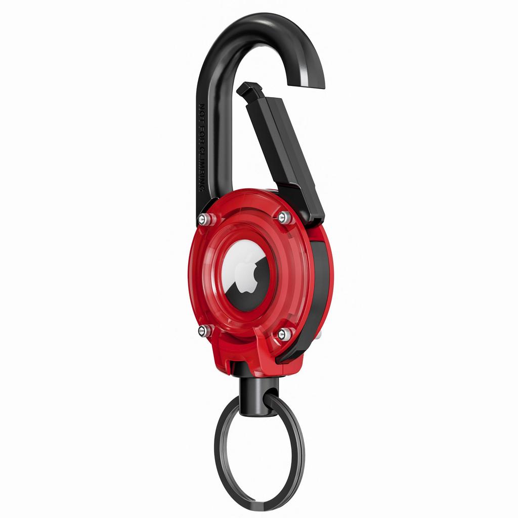 Logo Keychain for AirTag: Protective Anti-Loss Device Case & Key Ring