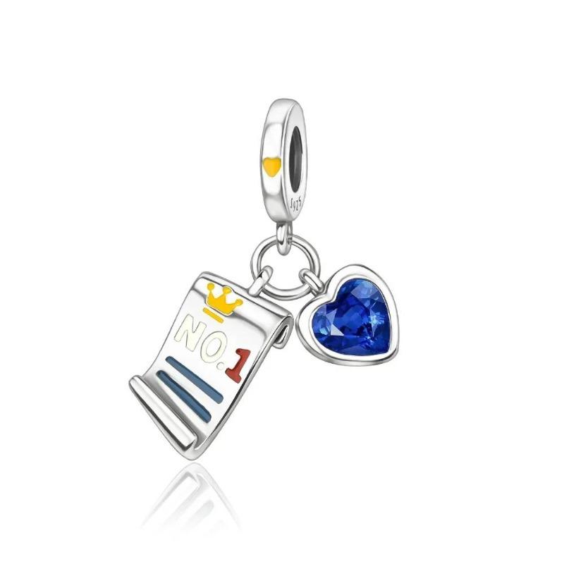 Мода Самолет Путешествия Земля Шармы Медь Планета Астронавт Серьги Бусины Подходят Оригинальным Браслетам Изысканные DIY Ювелирные Изделия