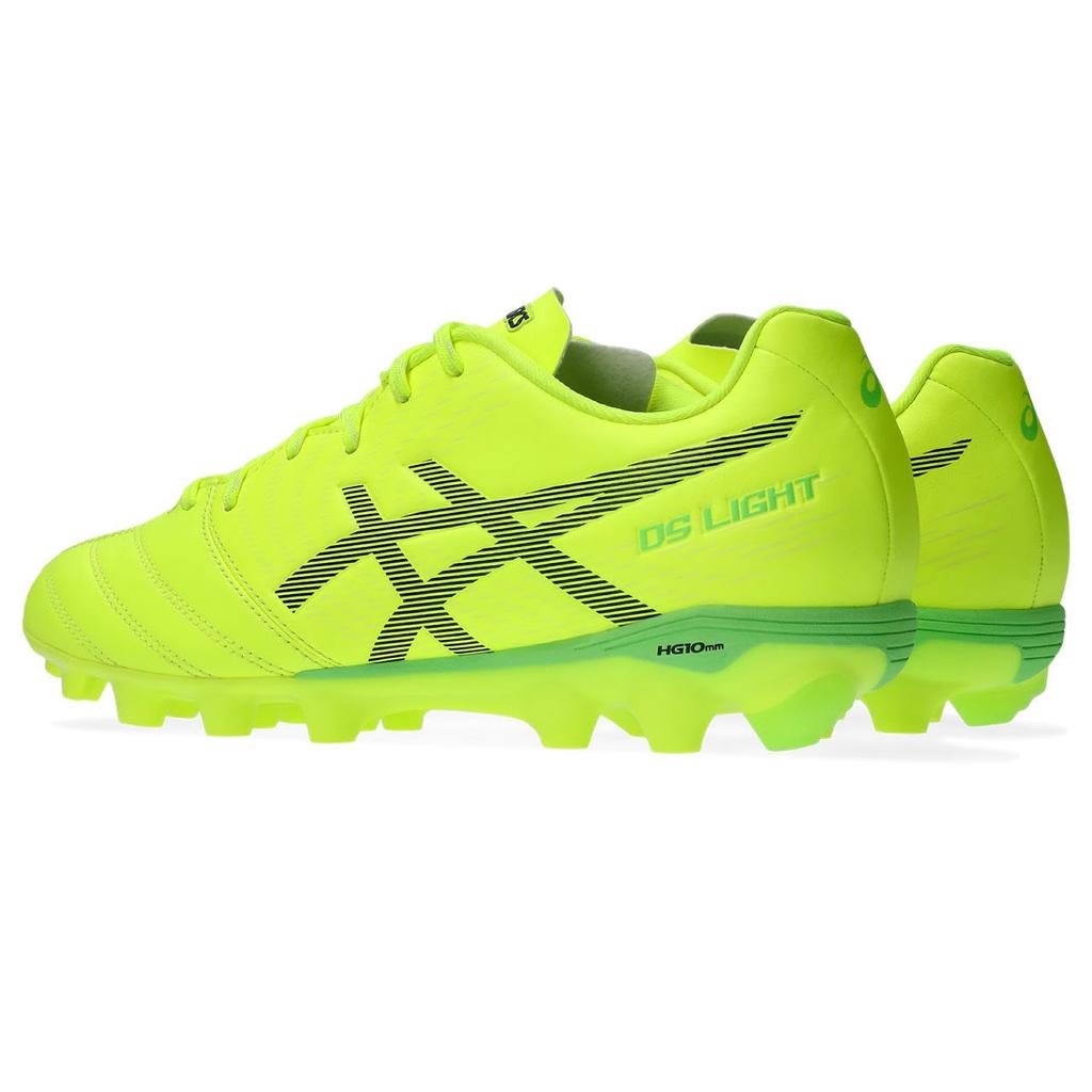 Asics DS LIGHT JR GS 1104A054 Soccer Size 750 Size 2E Shoes, Unisex, (Safety Yellow/Black), 24.0 Cm,