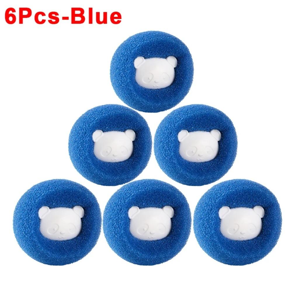 6 шт. шариков для стирки, многоразовый набор для стиральной машины, инструмент для чистки одежды, улавливатель волос для домашних животных, шарики для стирки в домашних условиях