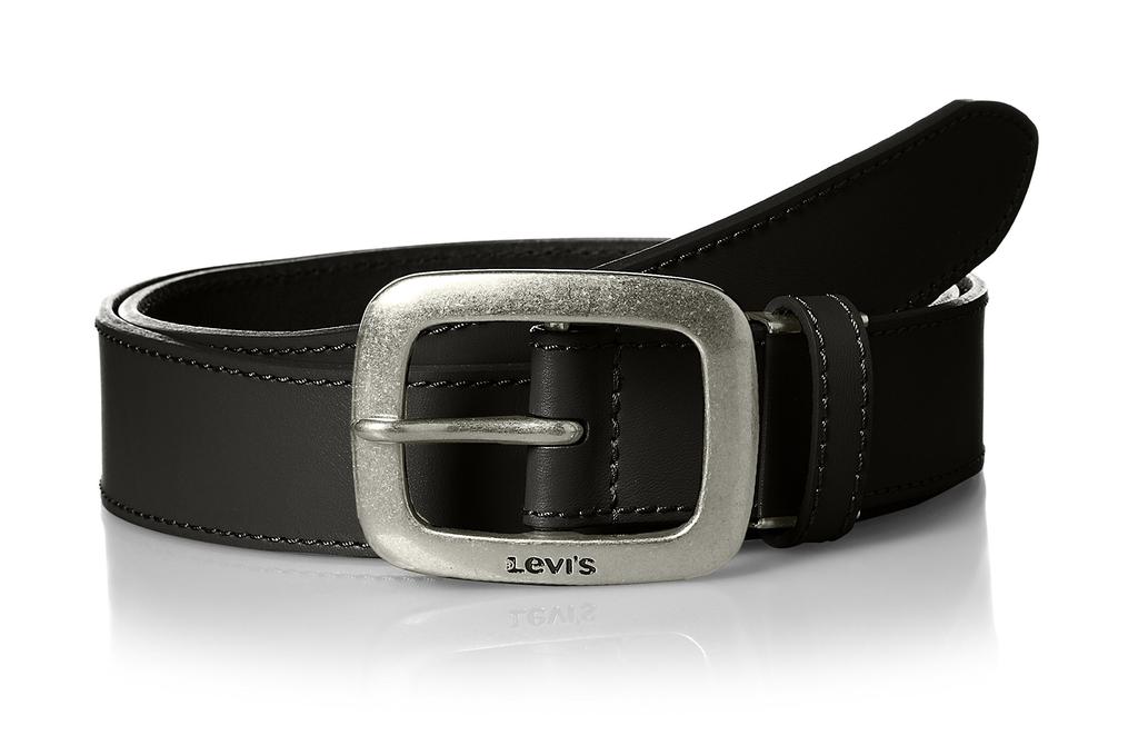 Levi's Мужской повседневный ремень 15116491 Сделано во Вьетнаме Регулируемый размер 15116491 0099 Черный Черный M