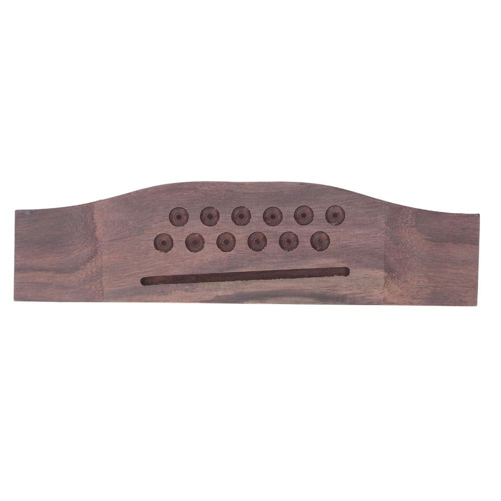 Rosewood Acoustic Guitar Bridge Wood Color Guitar Parts 12 String Acoustic Guitars