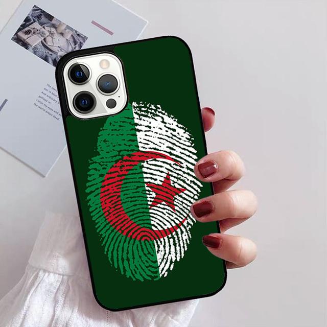 Алжирский Герб Флаг Алжира Чехол для Телефона Для iPhone 17 Air 15 16 14 Plus 11 12 13 Pro Max Apple max