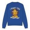 Garfield Unisex Adult I Want You Sweatshirt