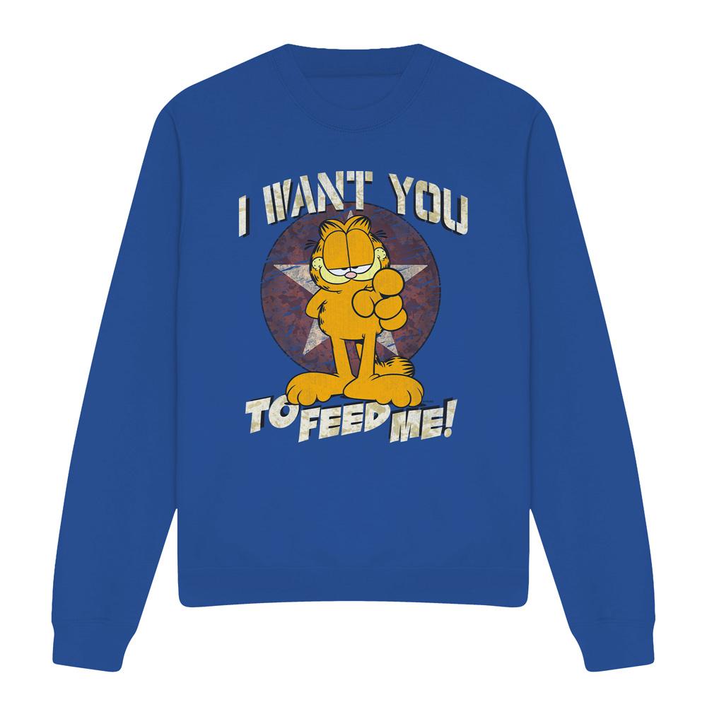 Garfield Unisex Adult I Want You Sweatshirt