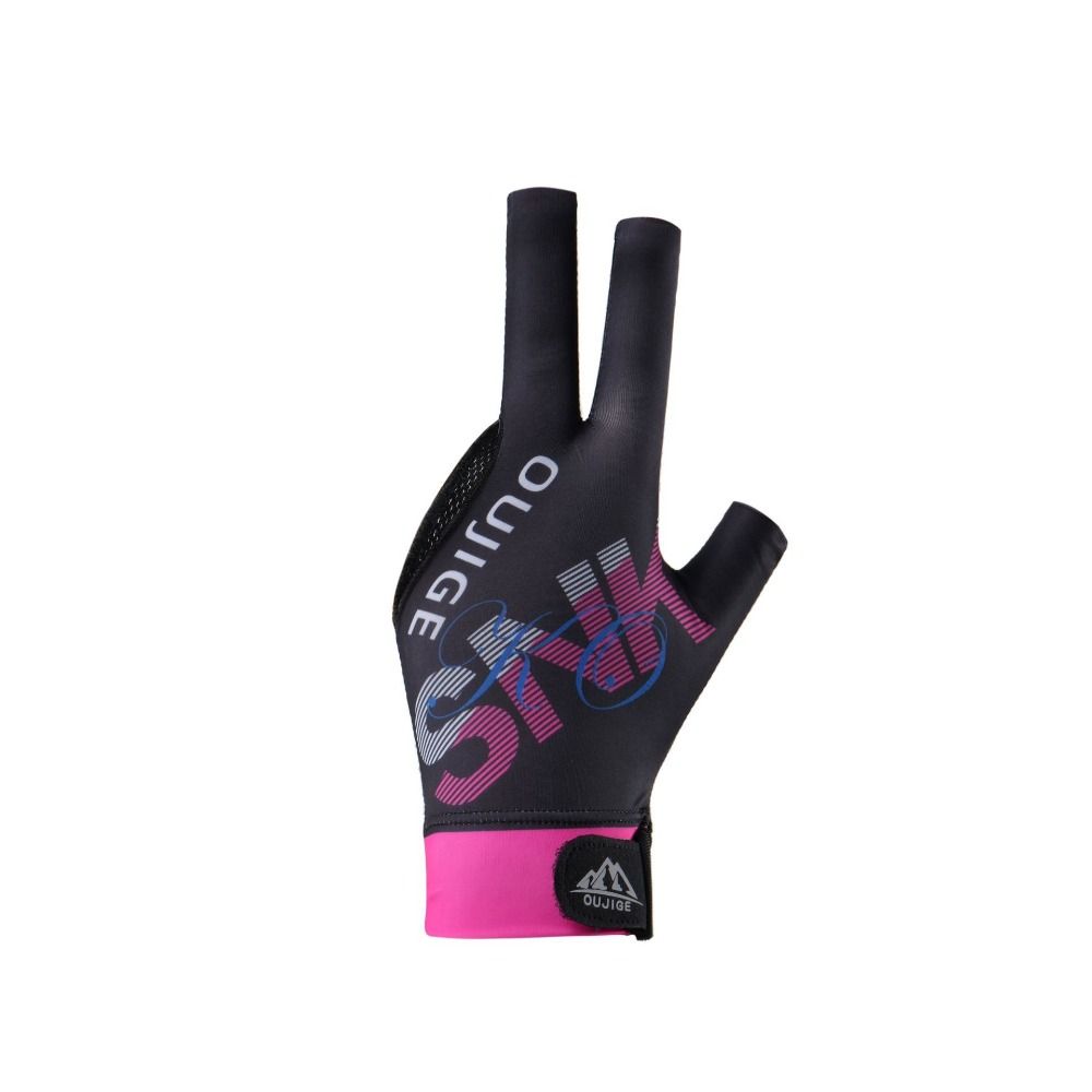 Wear-resistant Snooker Glove Left Hand Three Cut Gloves Single Pack Billiard Training Gloves Men