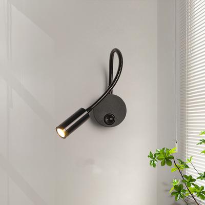 Современный европейский настенный светильник у кровати, светодиодный светильник для шланга, фоновая настенная лампа, светильник для чтения, локтевой светильник