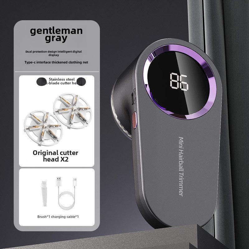 Digital Clothes Lint Remover with Display - Household Lint & Hair Shaver.