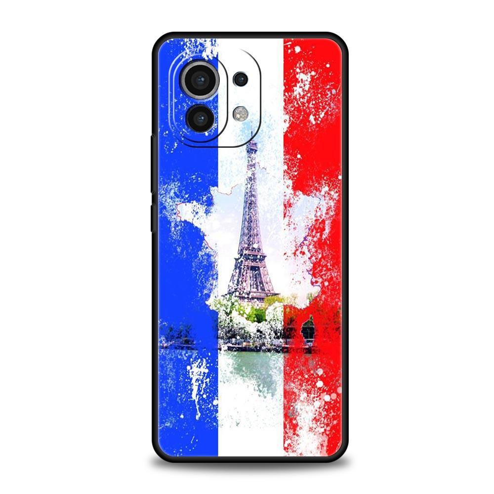 Чехол для телефона Xiaomi Poco X4 X3 NFC F3 F4 M3 M4 Mi Note 12T 10 11 Ultra 13 Pro 10T 12 Lite 9T 5G чехол Франция Флаг Футбол Париж