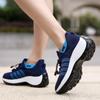 Autumn Women Flat Platform Sneakers For Women Breathable Mesh Sneakers Shoes Spring Ladies Laces For Sock Sneakers