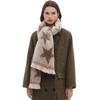 European and American Style Women's Fashion Autumn and Winter Warm Shawl Gradient Color Pashmina Jacquard Star Scarf