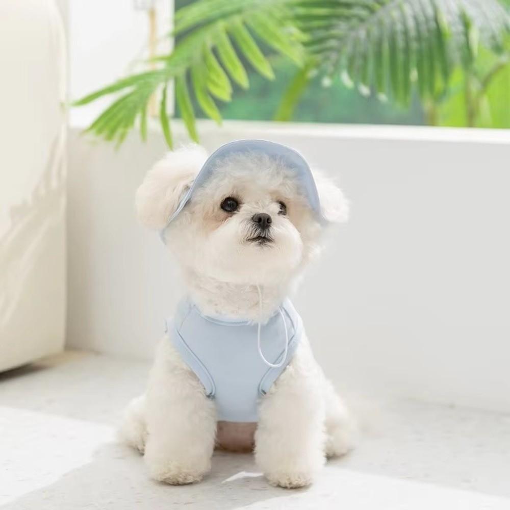 Reflective Trim Pet Sun Protection Clothes Breathable Dogs Short Sleeve Sun Protection