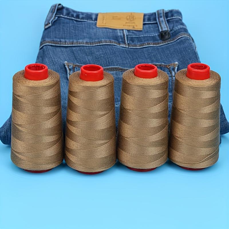 Джинсовая нить, 203 Полиэстеровая джинсовая нить средней толщины, 1000 ярдов джинсовой нити для домашнего шитья, Швейные принадлежности, Швейная нить