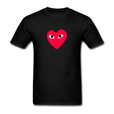 Мужская футболка XIULUAN с логотипом Comme Des Garcons Размер S Цвет Короткий рукав