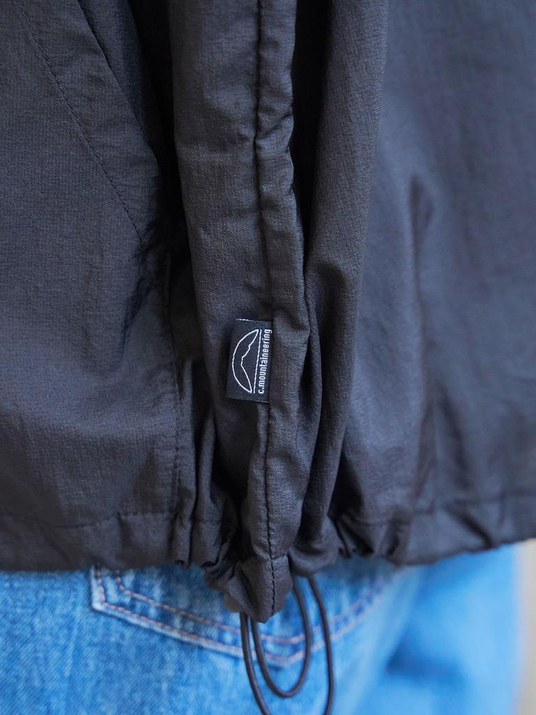 Ветрозащитный блузон из прозрачного нейлона рипстоп Cohen 76606000009 0970 ЧЕРНЫЙ(09) L