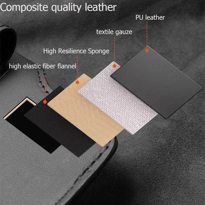 AABHK1 Car sun visor glasses box leather sunglasses holder for Chevrolet Cruze Spark Captiva Suburban Camaro Malibu Trax Aveo Equinox