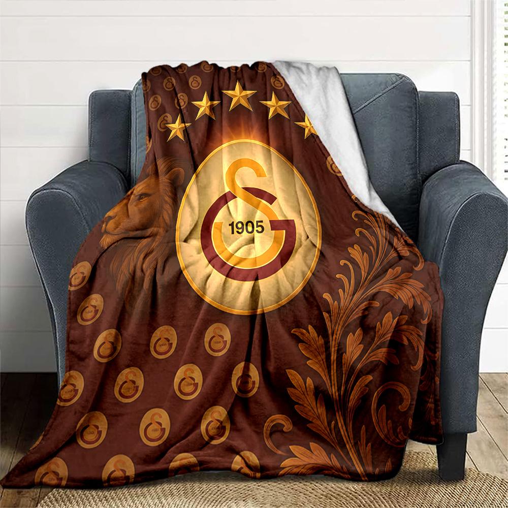Aslanlar Gs Blanket Comfortable Suitable for Seaside Bed Office Chair for All Seasons Warmthful Decor Unique Gift for Family and Friends Camping