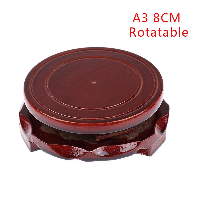 Цветочный горшок, аквариум, поделки, украшения из цельного дерева, можно вращать, имитация круглого дерева